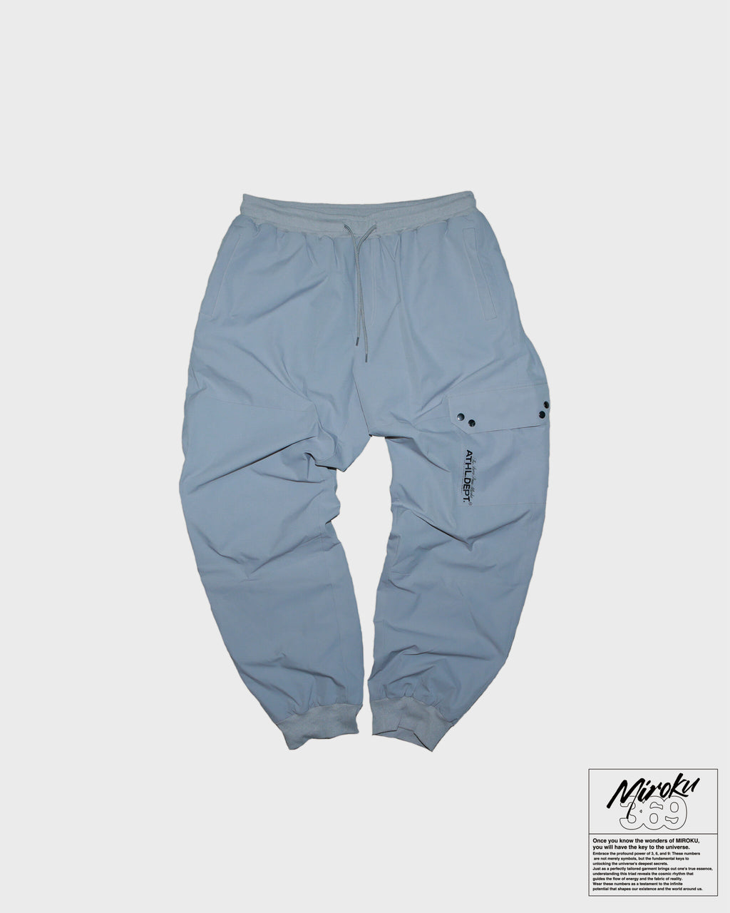 MIROKU EMBLEM  NYLON  PANTS